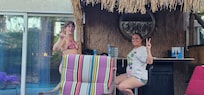 There are a MILLION spots to choose to hang out. All with shade and we loved it
