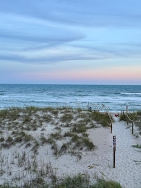 Beach at sunset