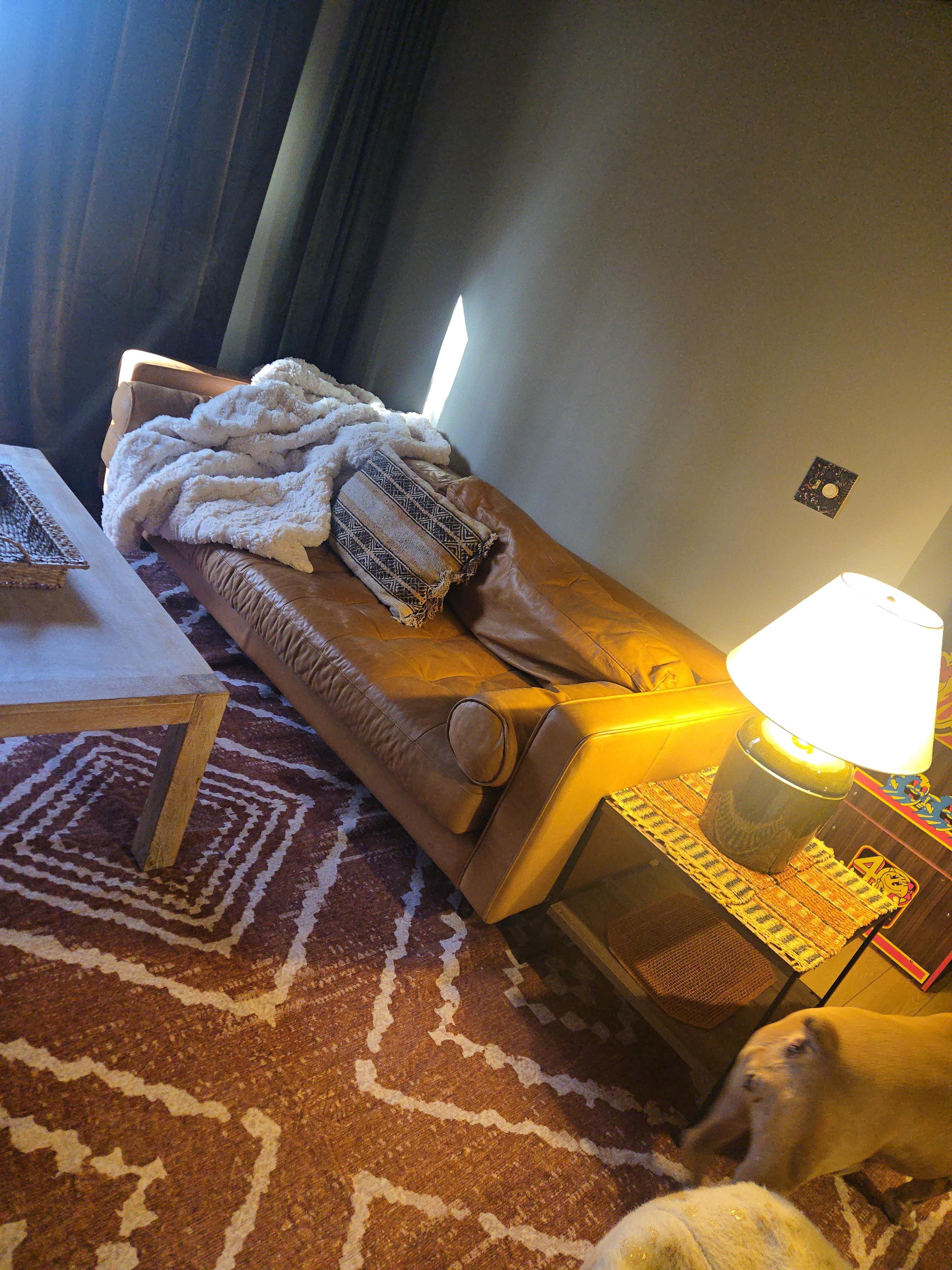 Cozy little hang out area for the kids 