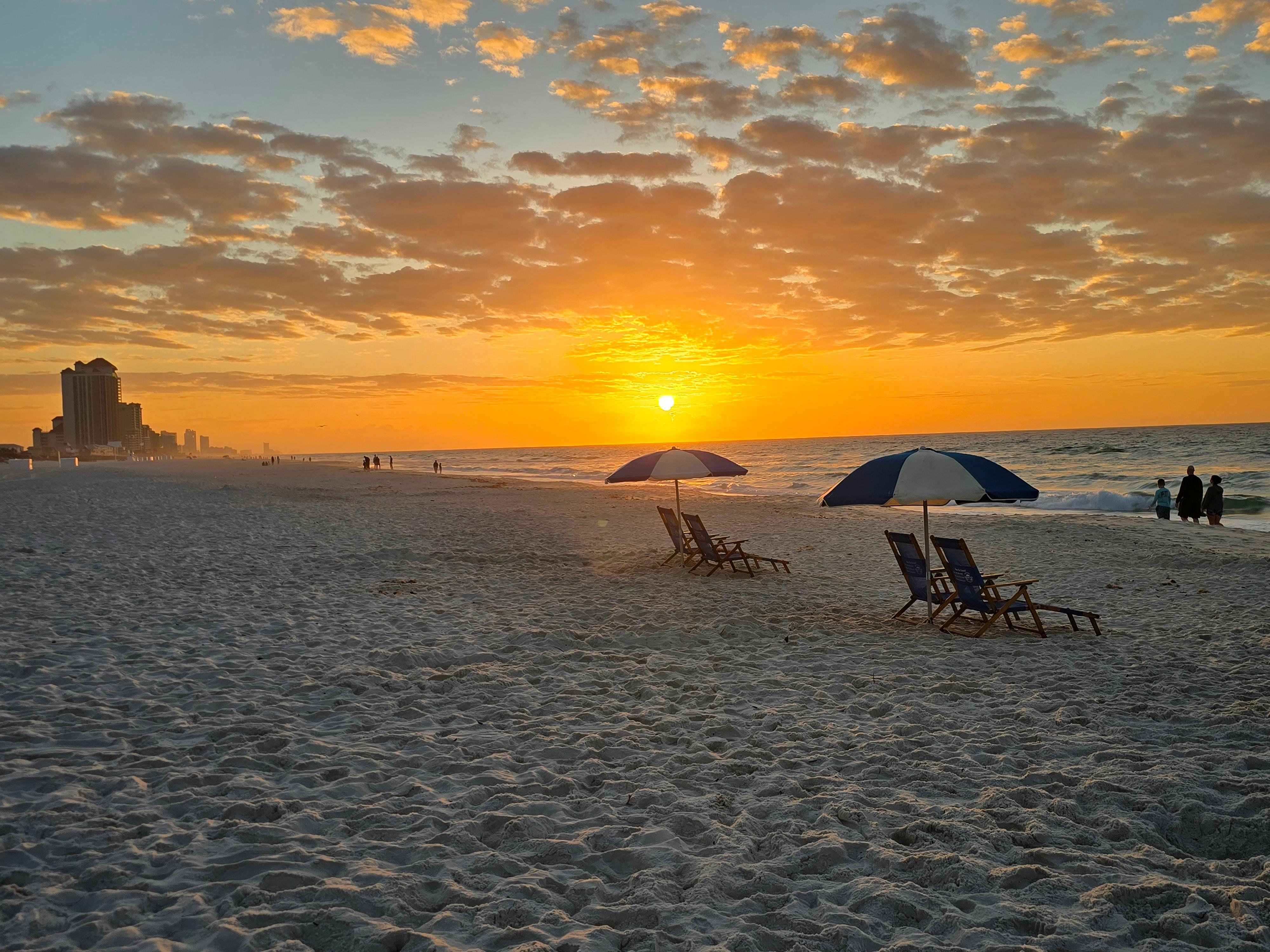 sunrise on the beach