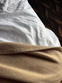 A faux blanket to sleep with.