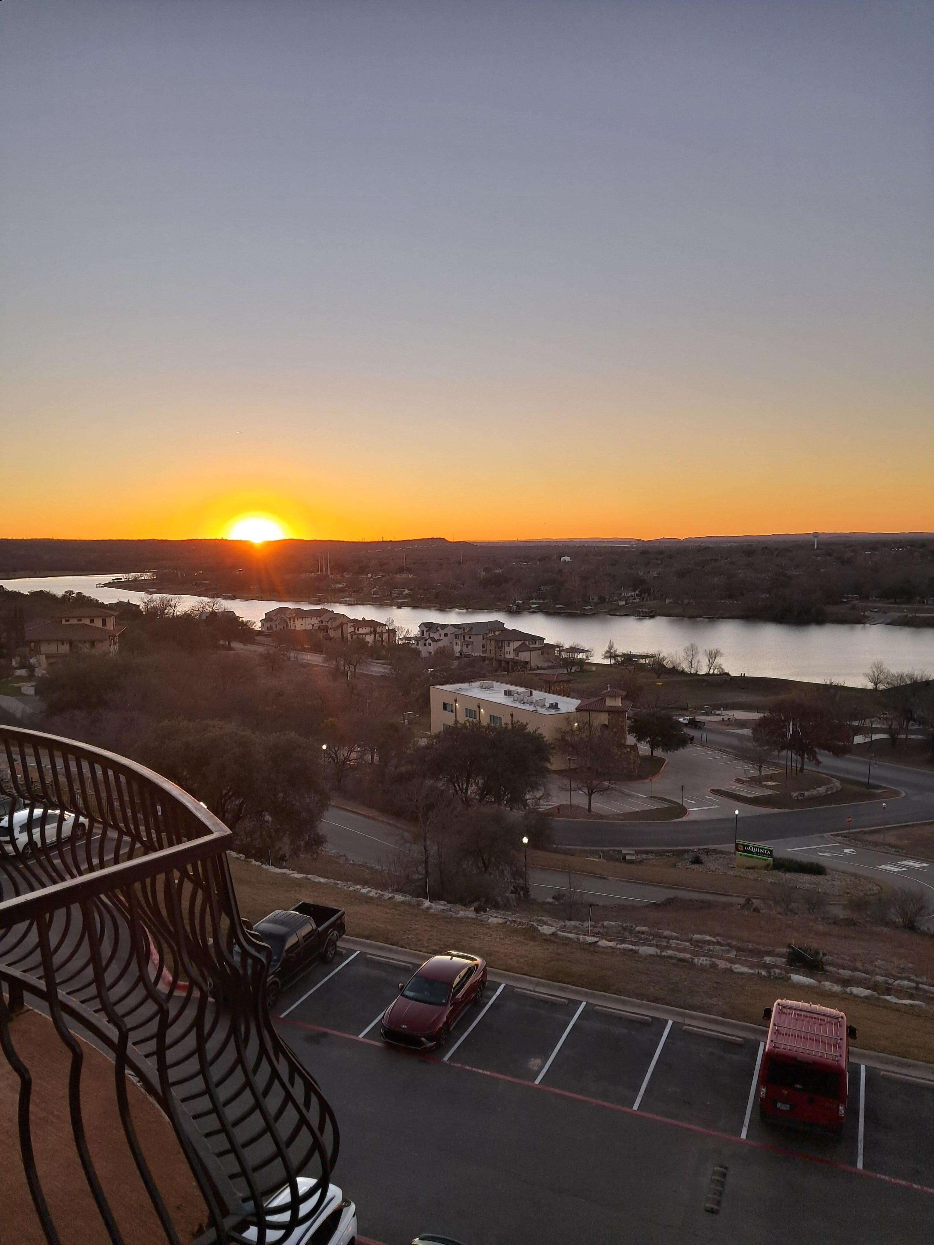 Sunset from the room