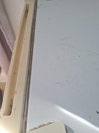 Fridge in the room