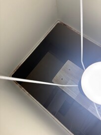 The lamp dusty snd rusty