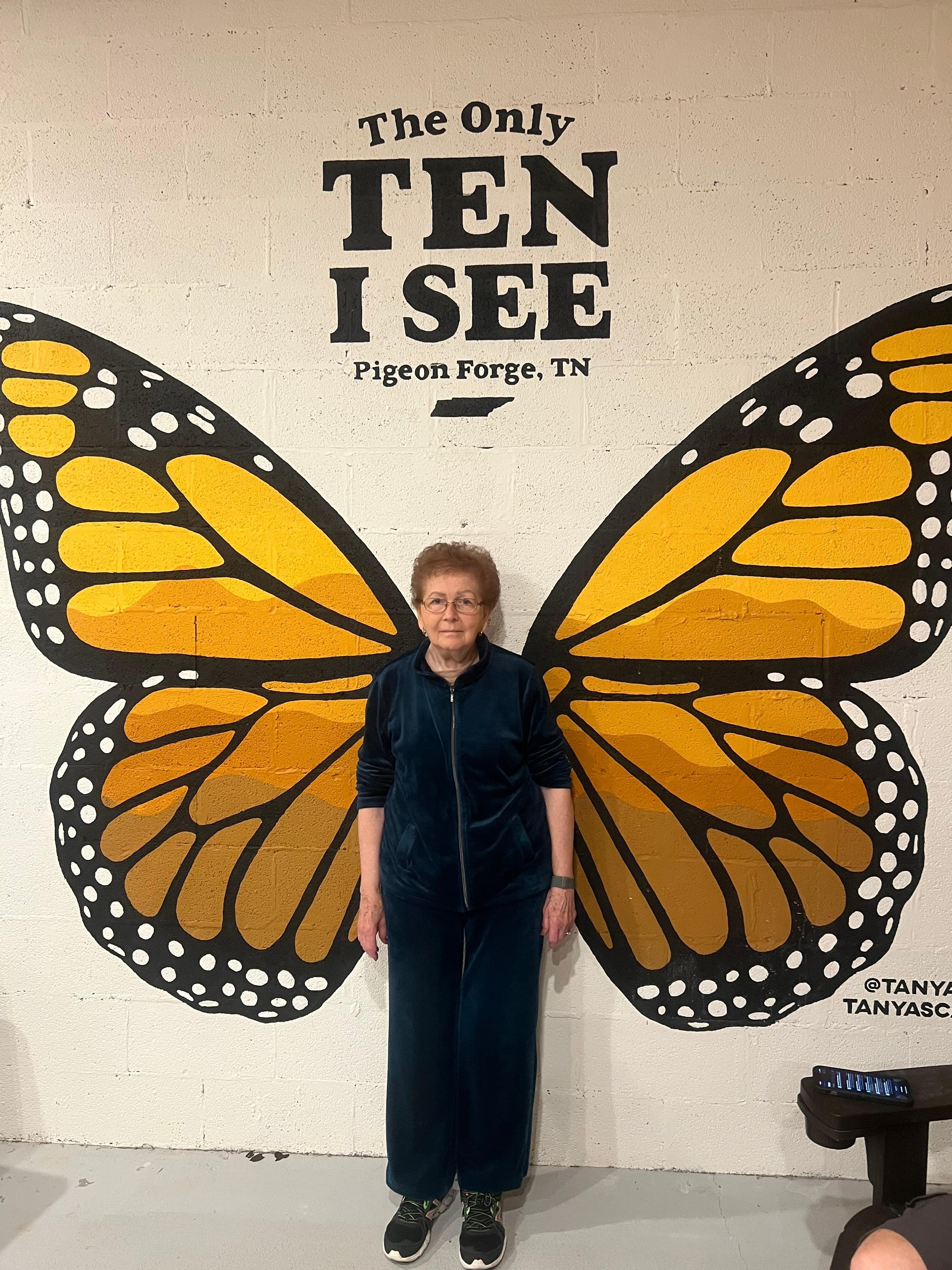 Loved the murals on the wall.  Very well done