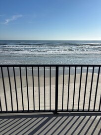 The beach and ocean are right there!!