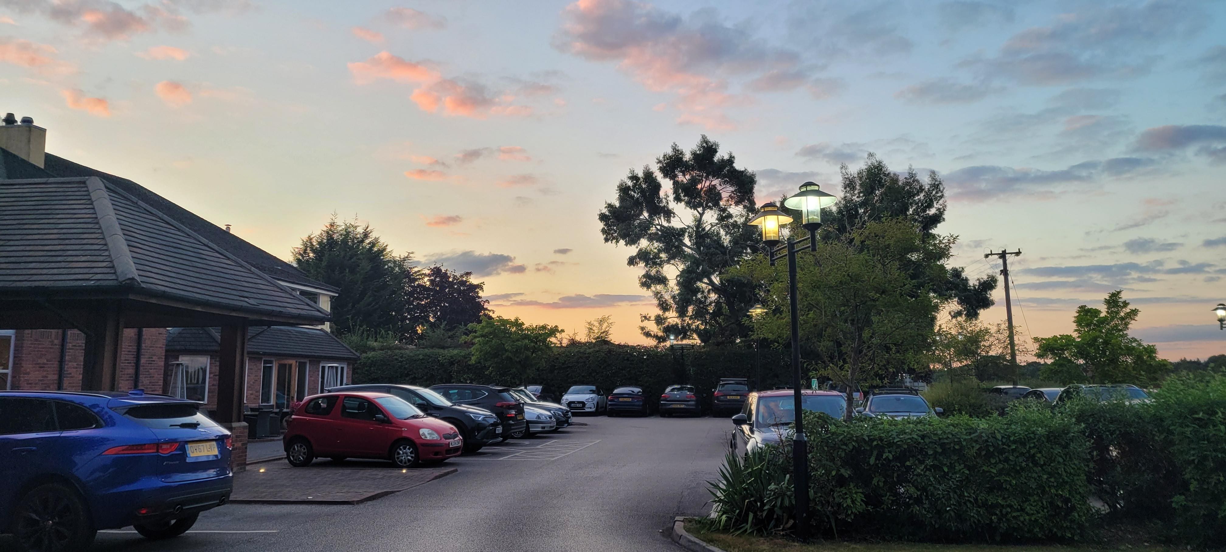 Good sky in the hotel