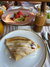 one of the many great breakfasts I had