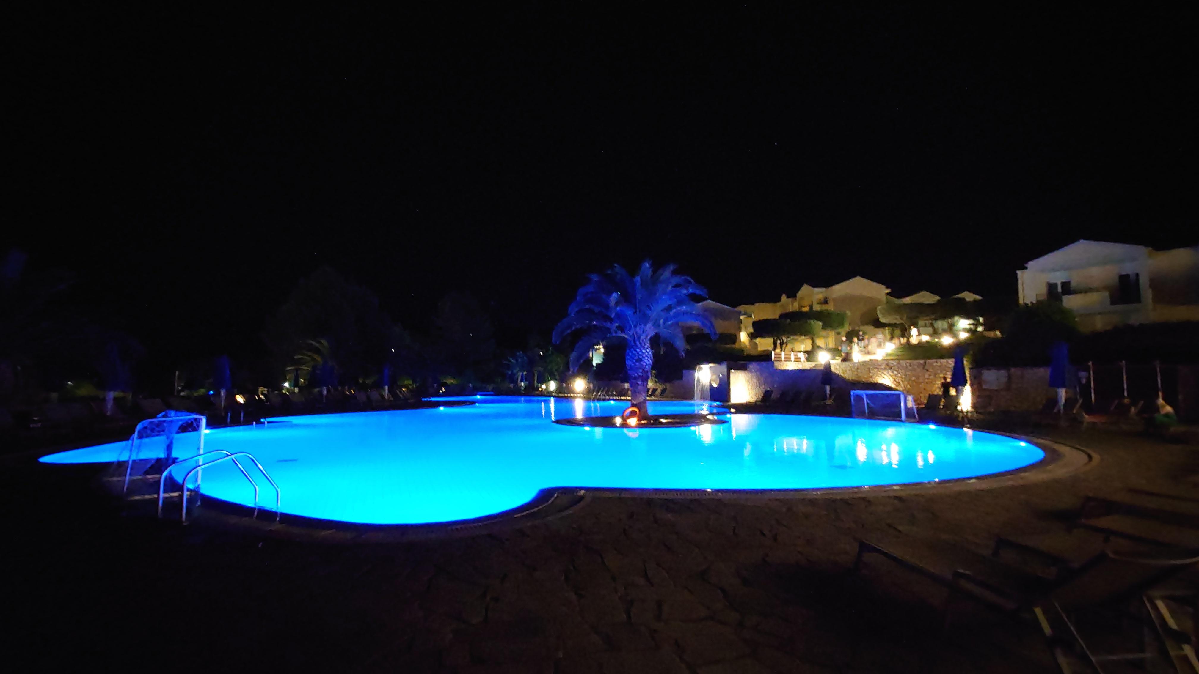 Main Pool by Night