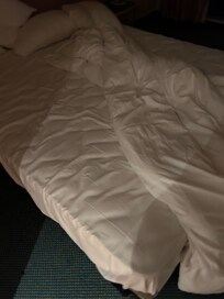 Bed not done, manager very rude. Complained and changed room grudgingly