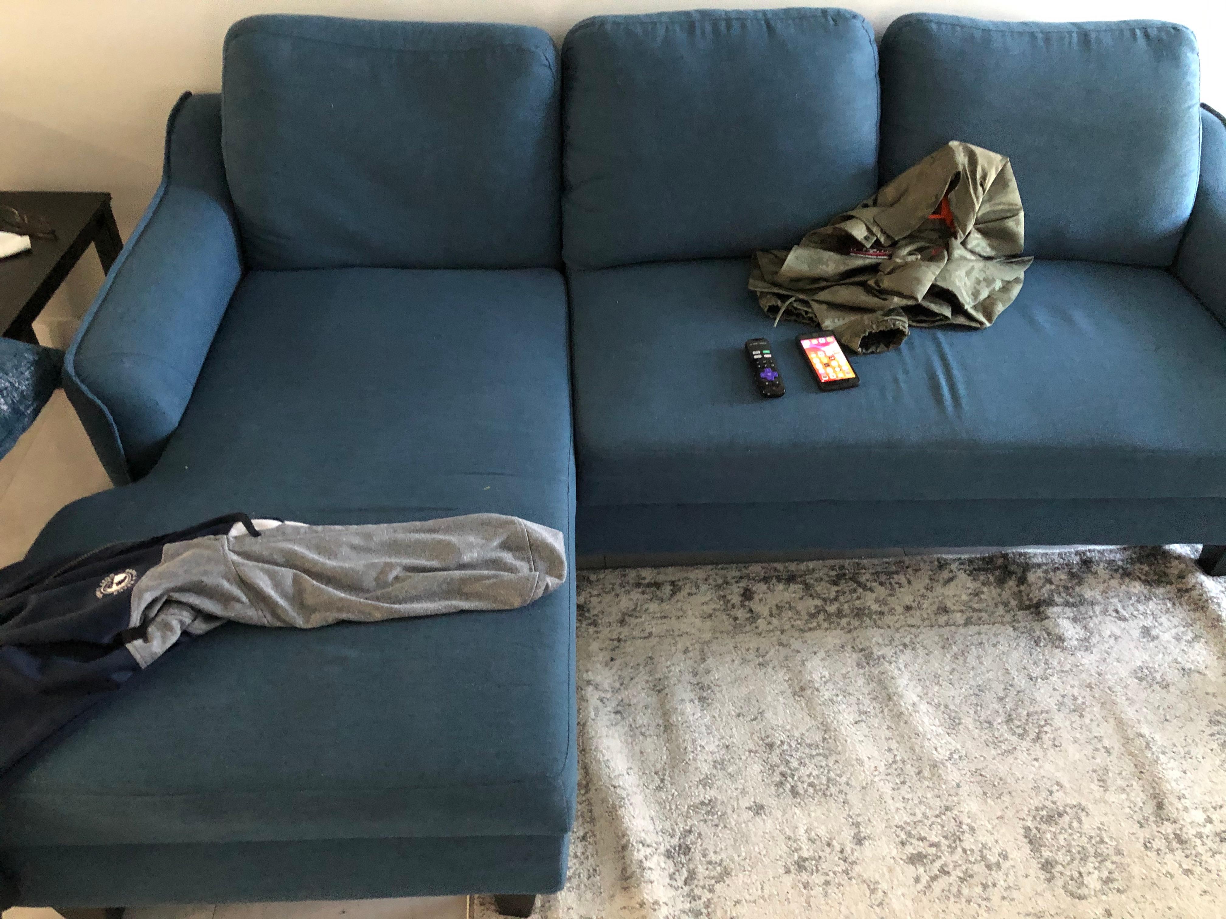 Uncomfortable couch