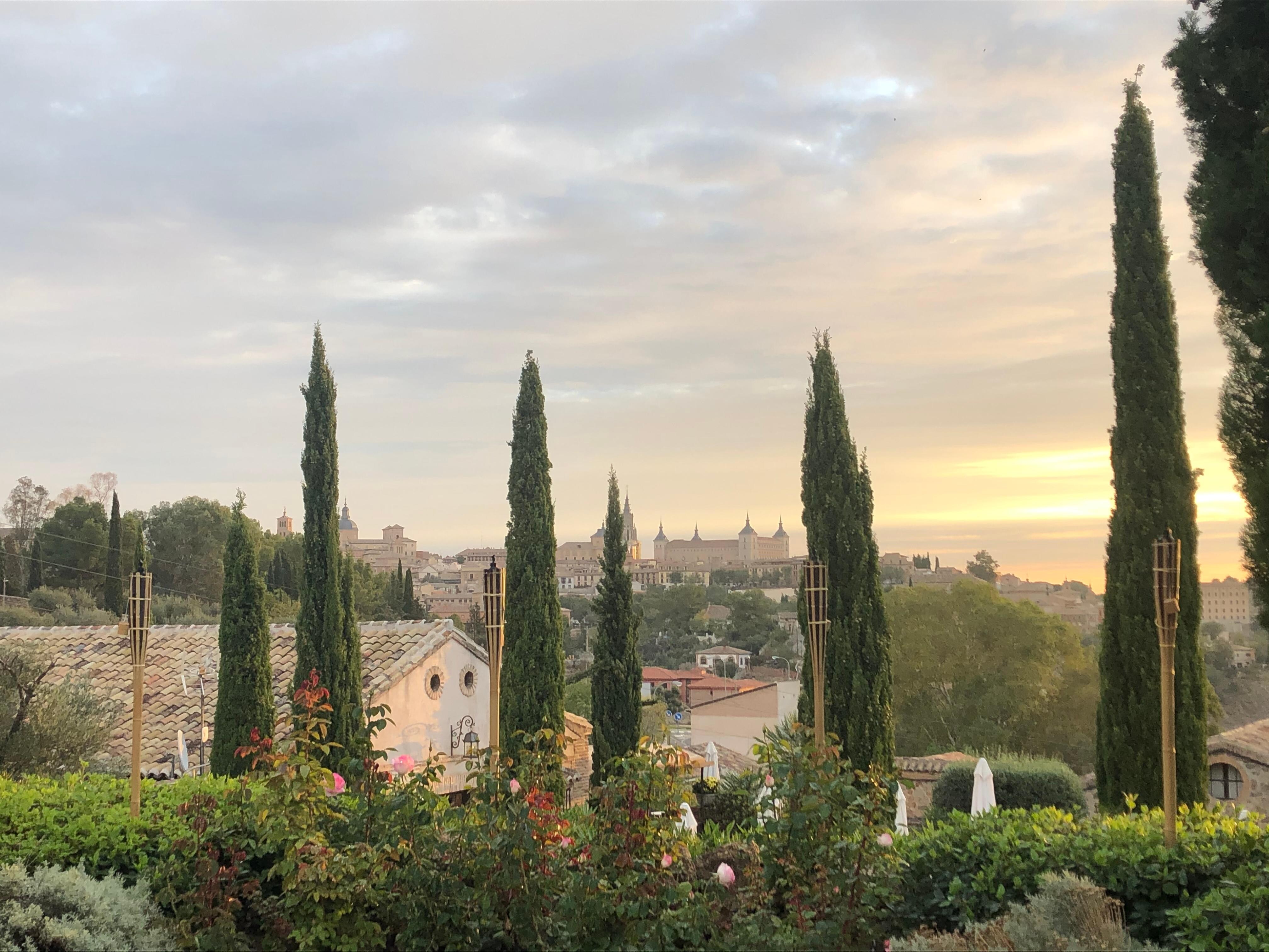 Aussicht Oktober am Morgen