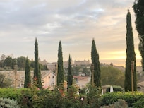 Aussicht Oktober am Morgen