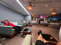 lounge on pool deck.. bar close by