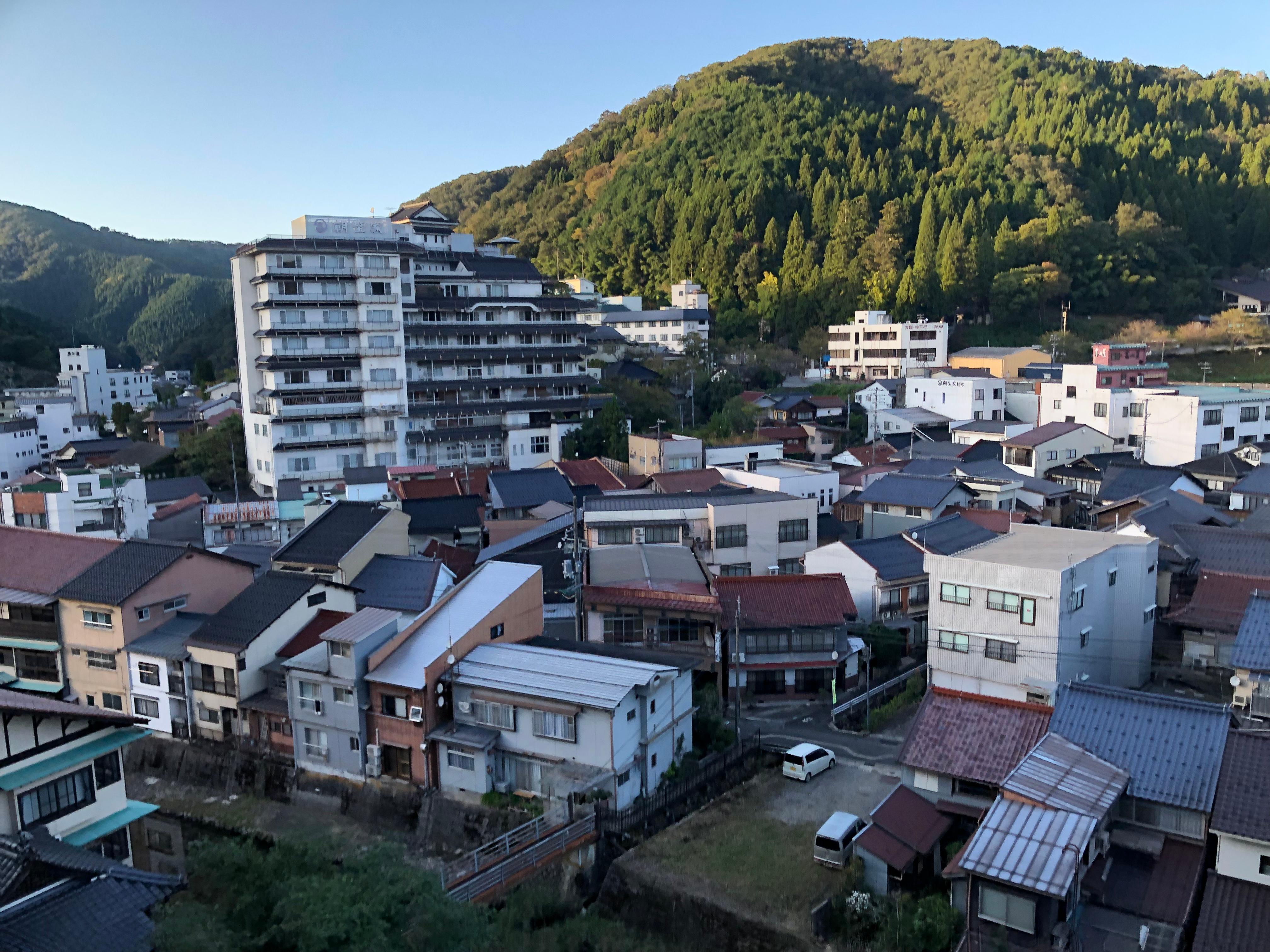 部屋から