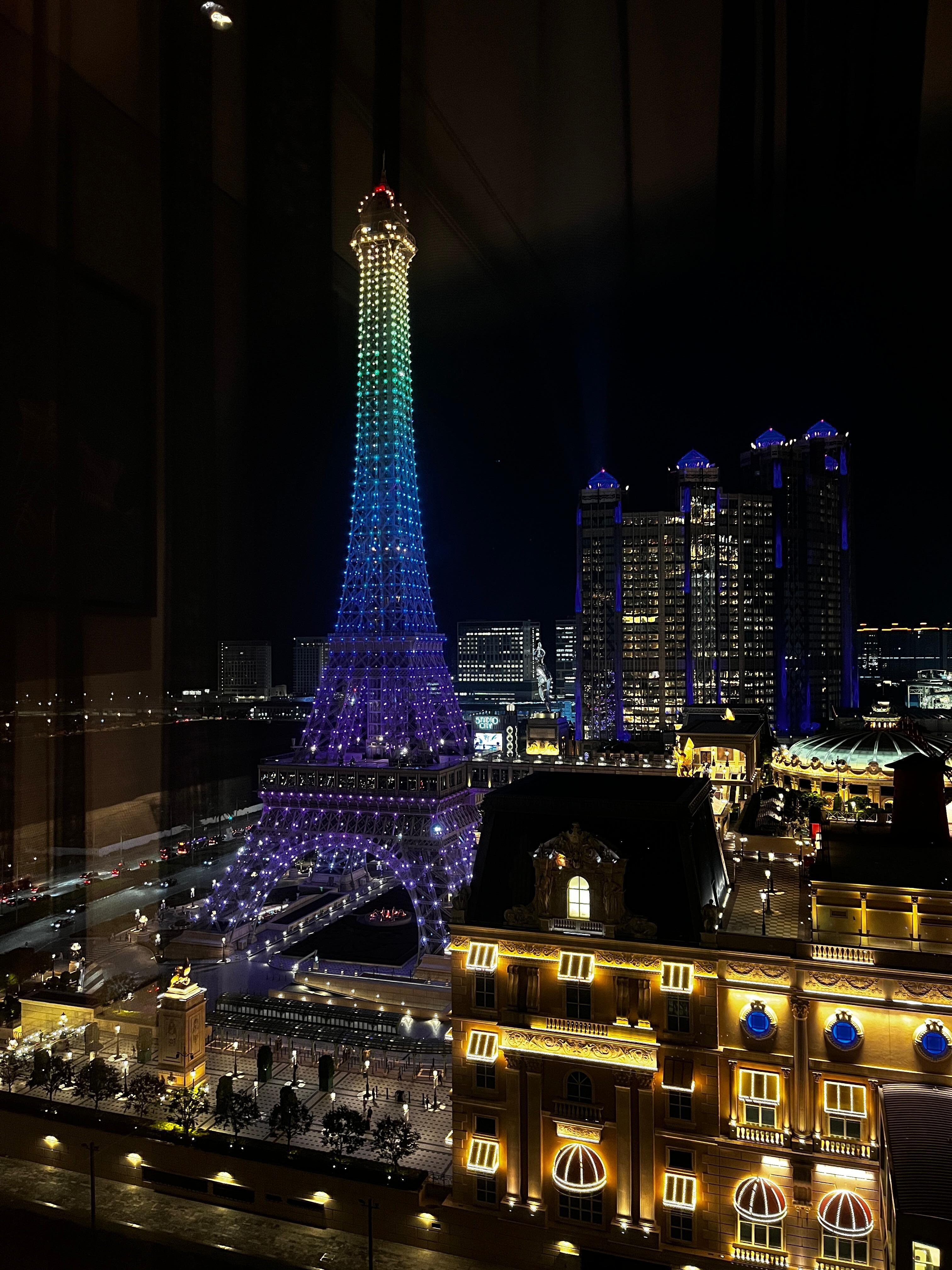 客房外的風景