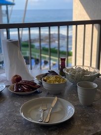 View from our balcony
