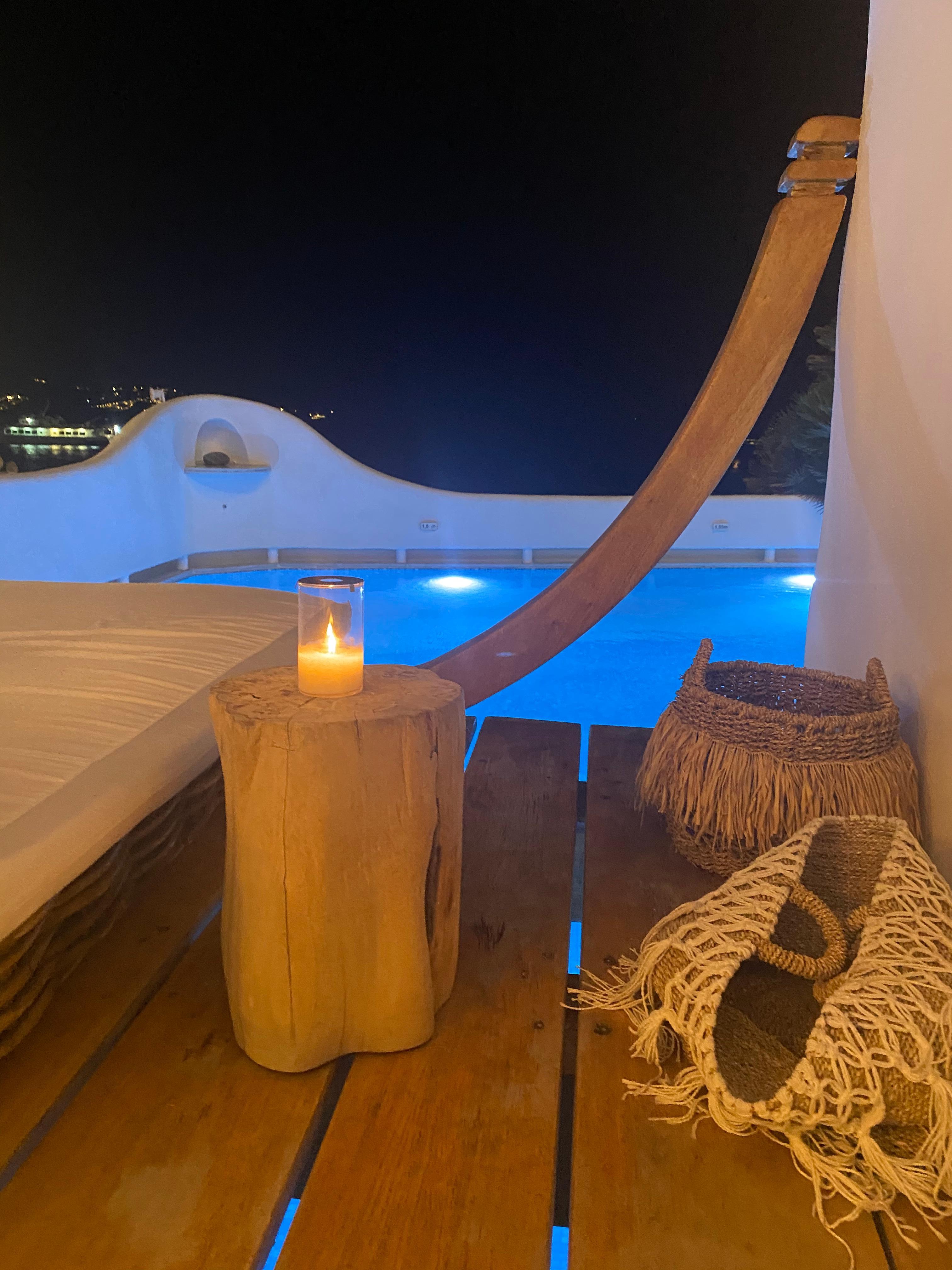 Vista sulla piscina