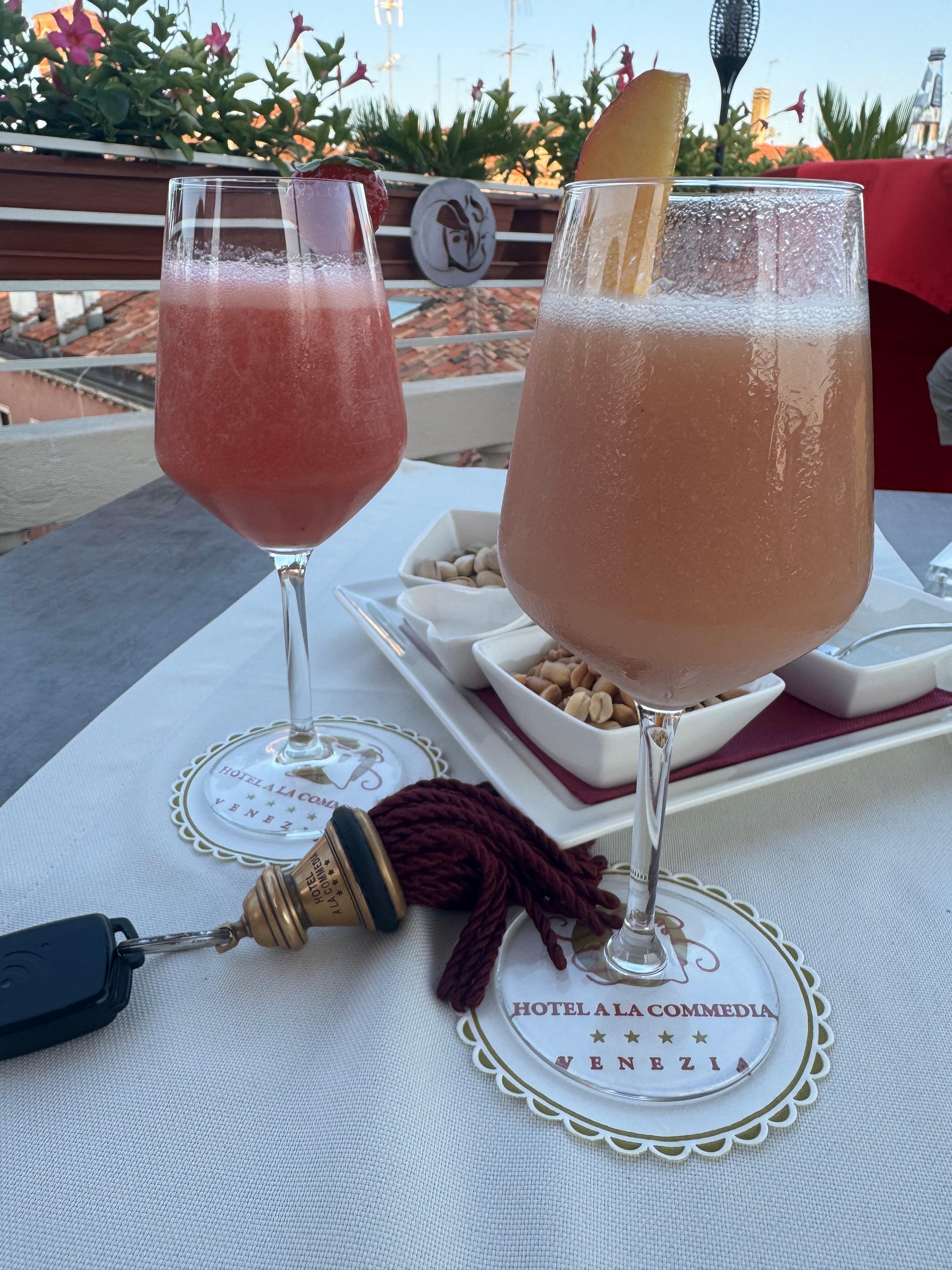 Cocktail au roof top 