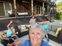 Drinks on the patio