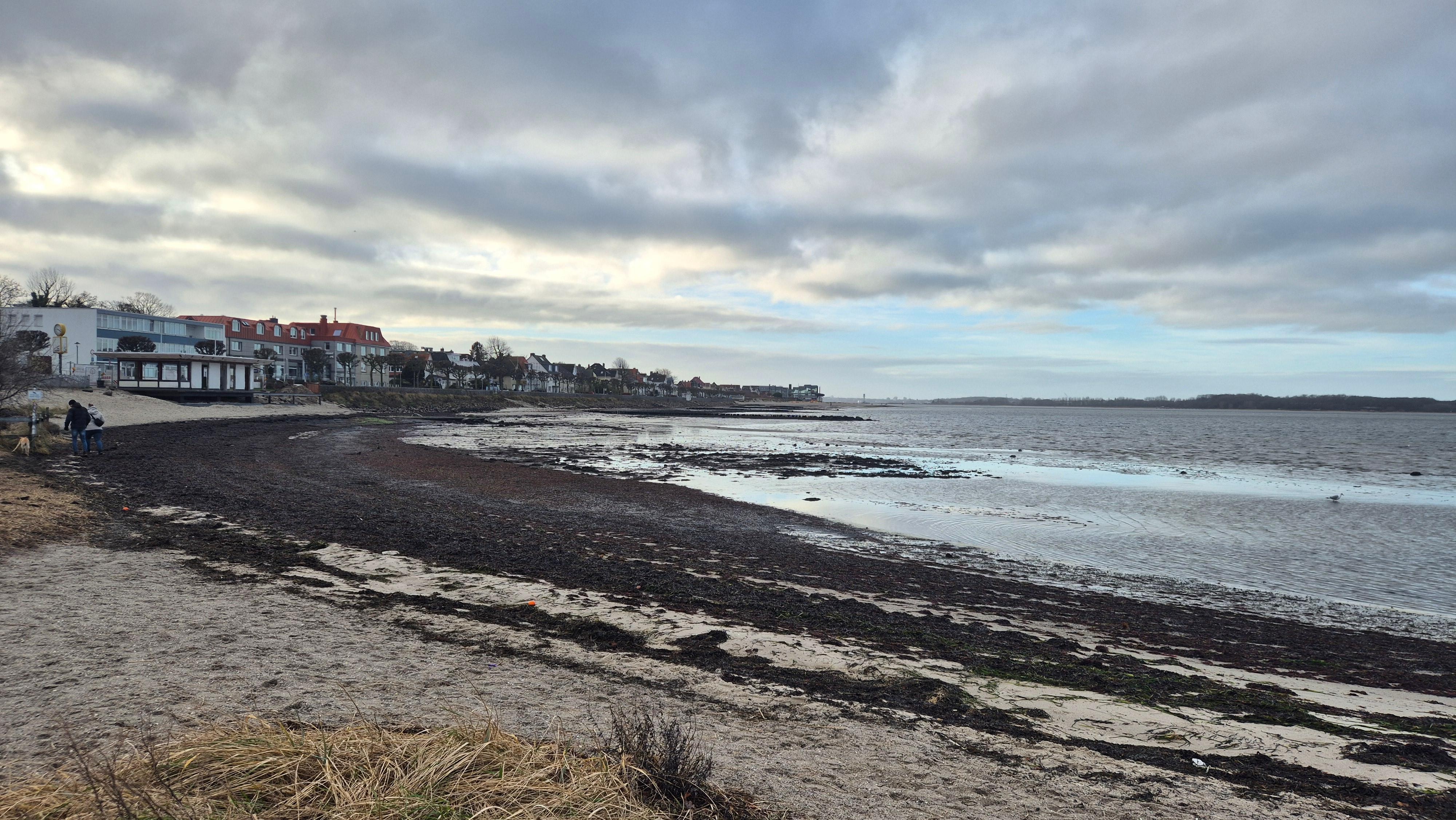 Richtung Laboe... ein paar Meter von der Fewo.