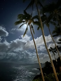 Poipu at night. View from the balcony