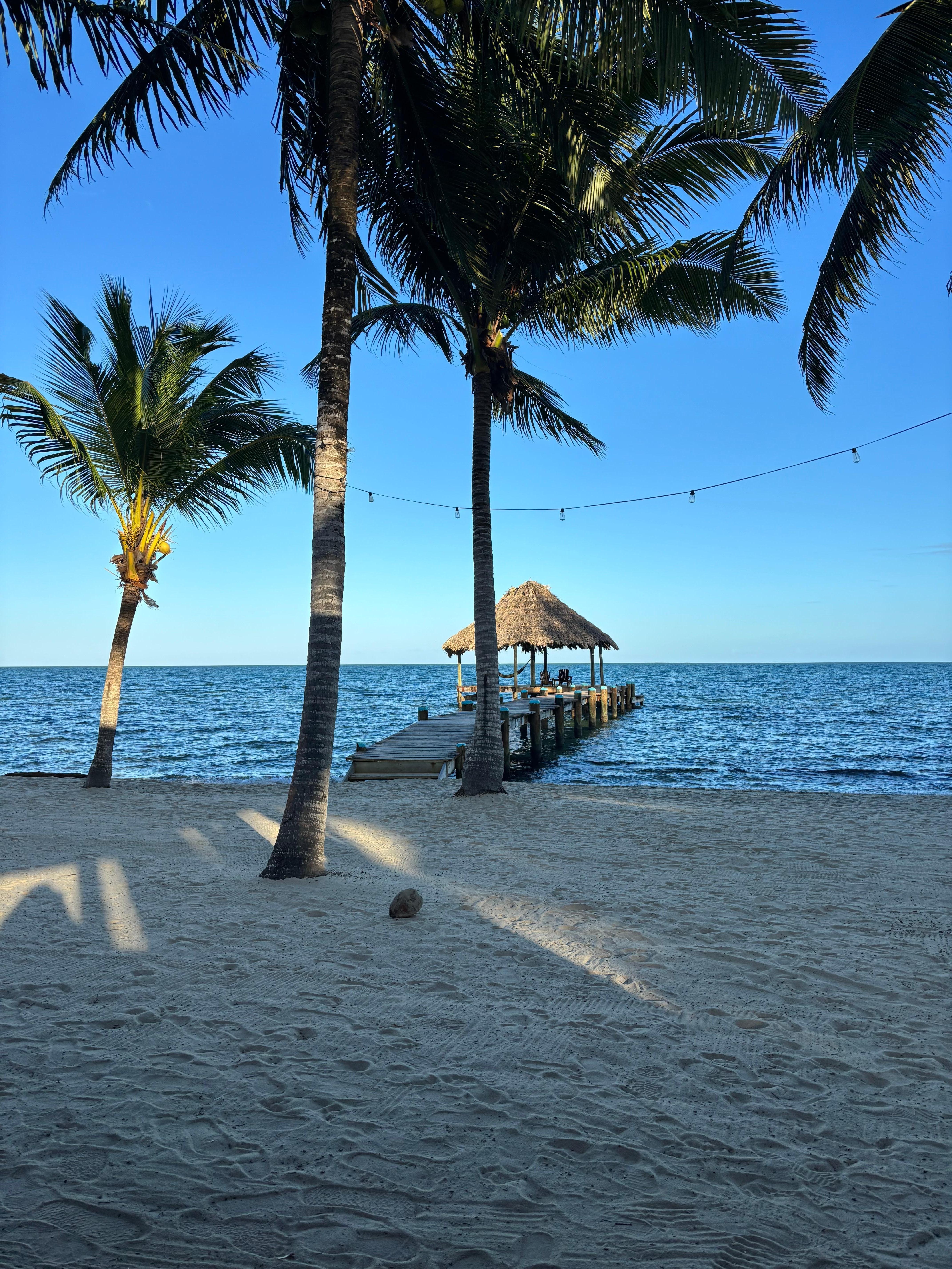 View of the sea from the dining area