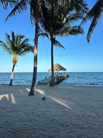 View of the sea from the dining area