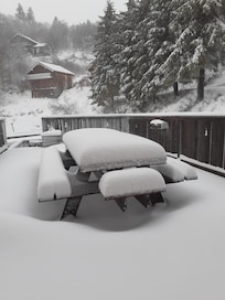 vue sur la terrasse !