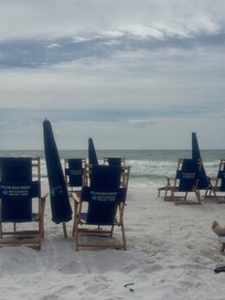 Head to the beach for some fun in the sun! Food and drinks can be brought to you from your spot!