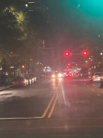 Night life down town Charlotte after Gala