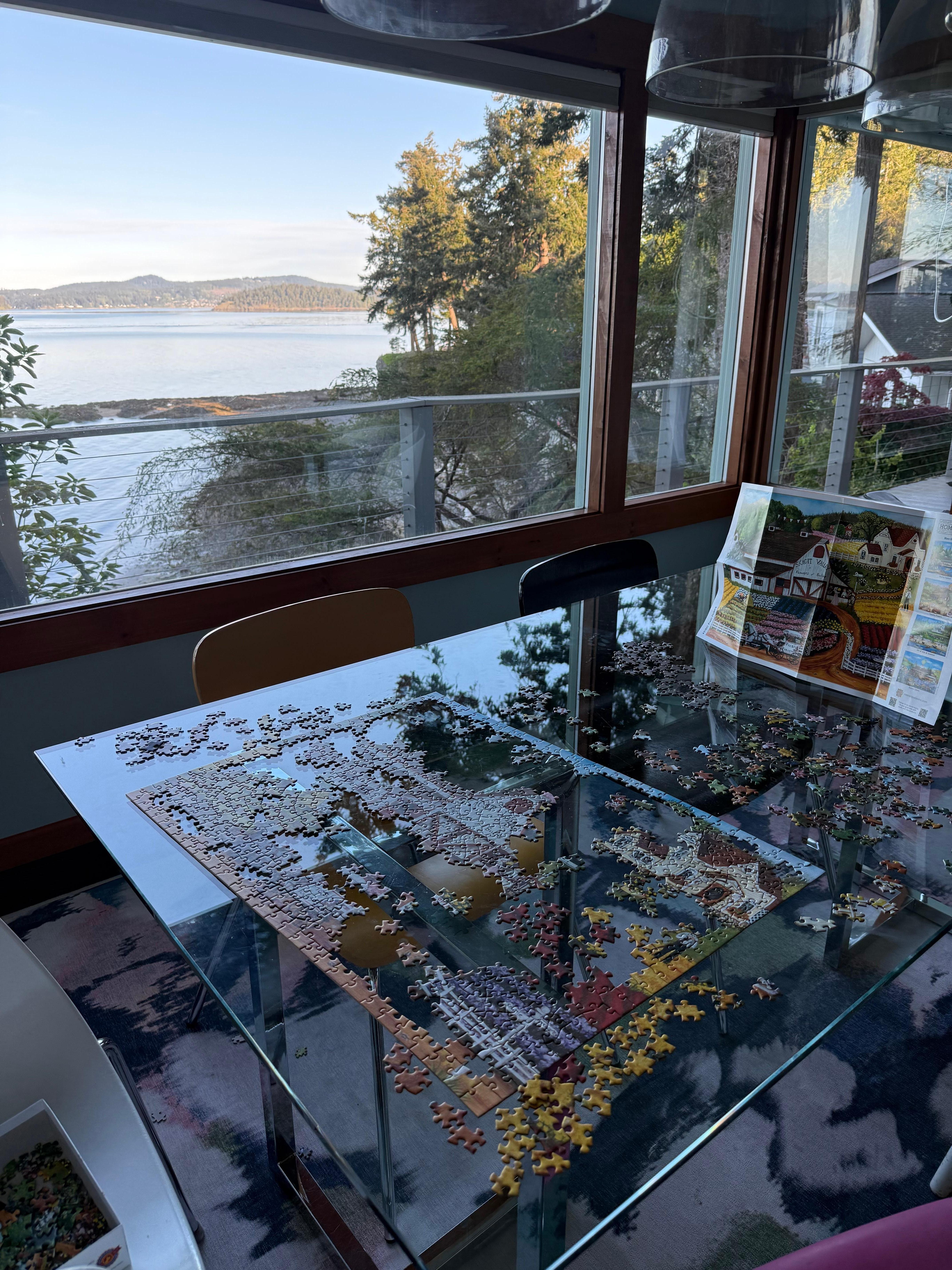 Puzzling with a view!