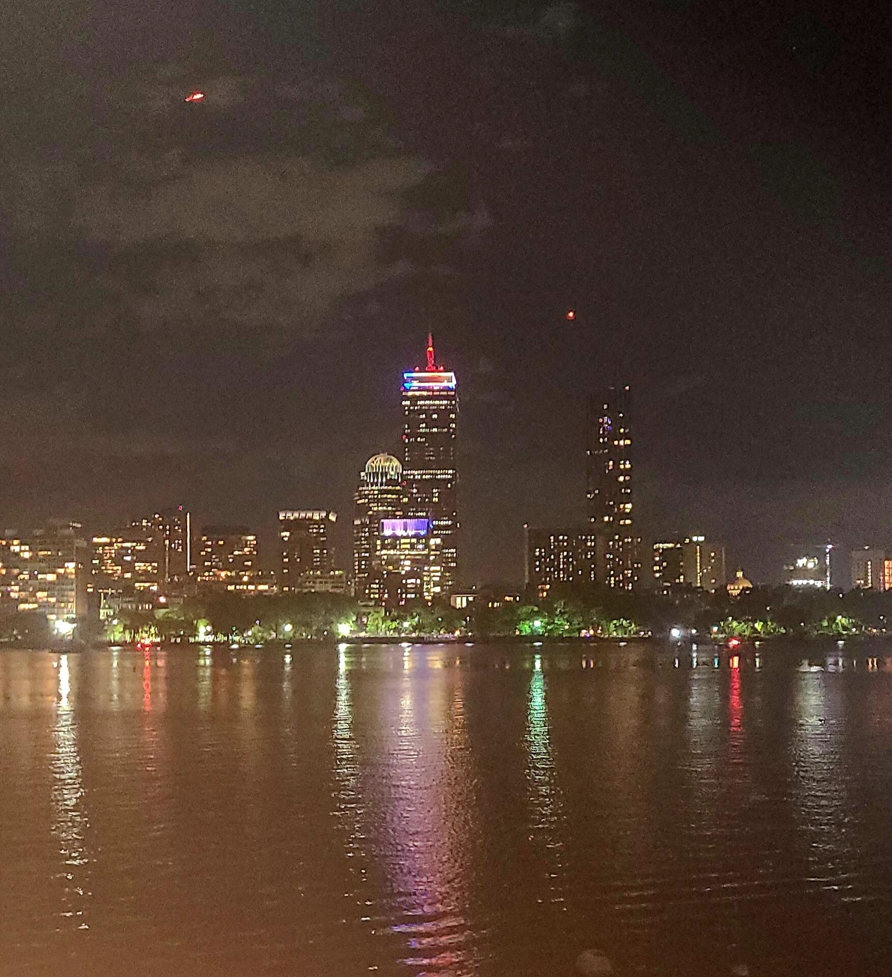 Boston skyline, Cambridge side