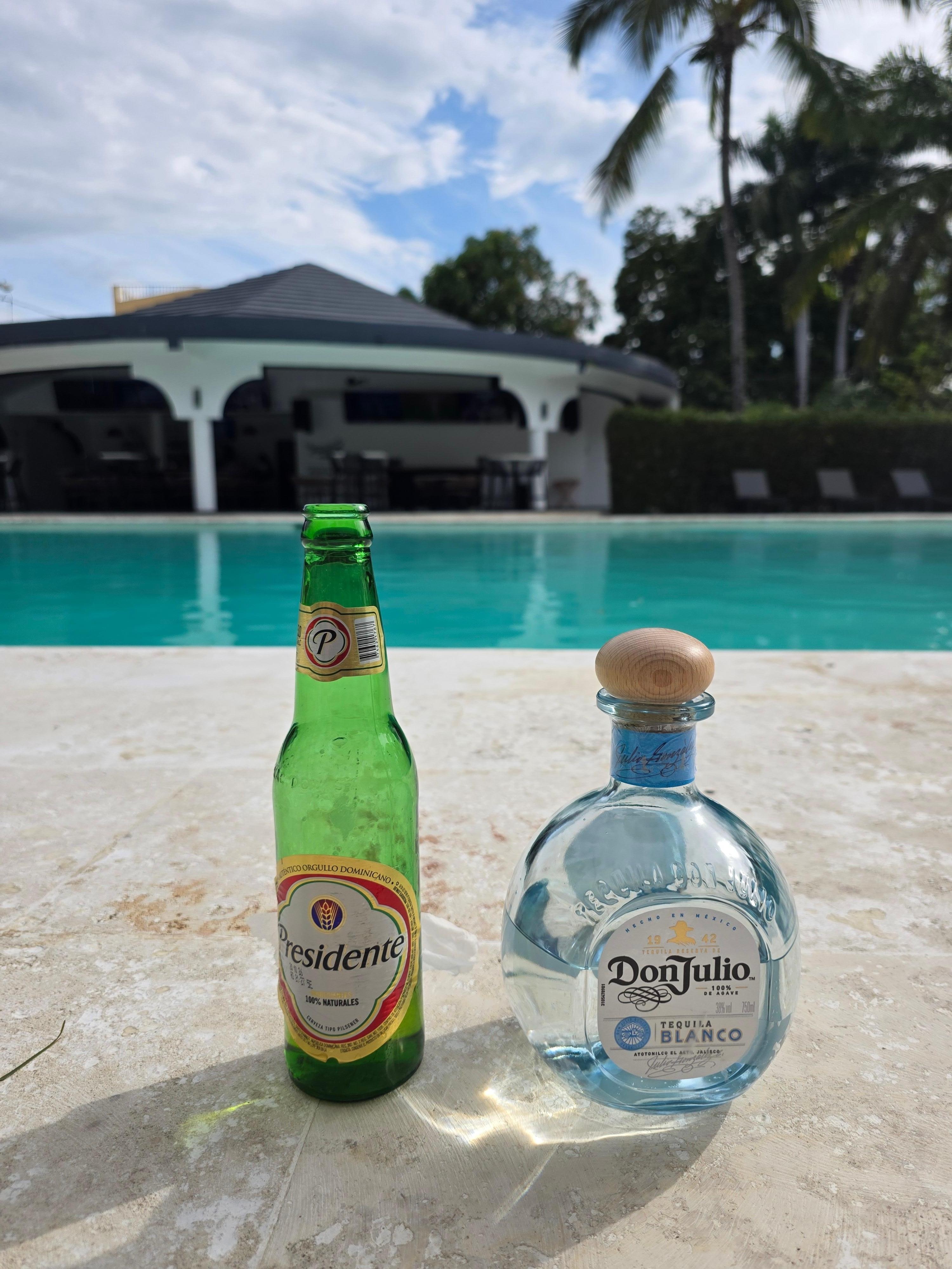 Along side the pool vibes