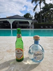 Along side the pool vibes