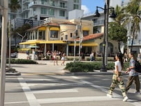My favorite café on the strip with great happy hour during the week evenings 50 yards from the hotel