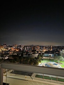Looking at the intercoastal from the actual condo balcony.