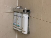 No soap in shower/tub