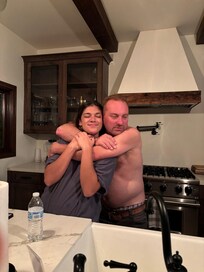 Special moment with daughter Bryce and Dad. Last weekend with her.