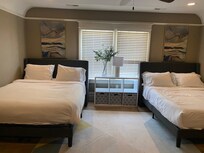 The space was clean and tastefully decorated. Very welcoming. The property has stairs to access the property. The owners have another property attached that appeared to be accessible if your group needs that.