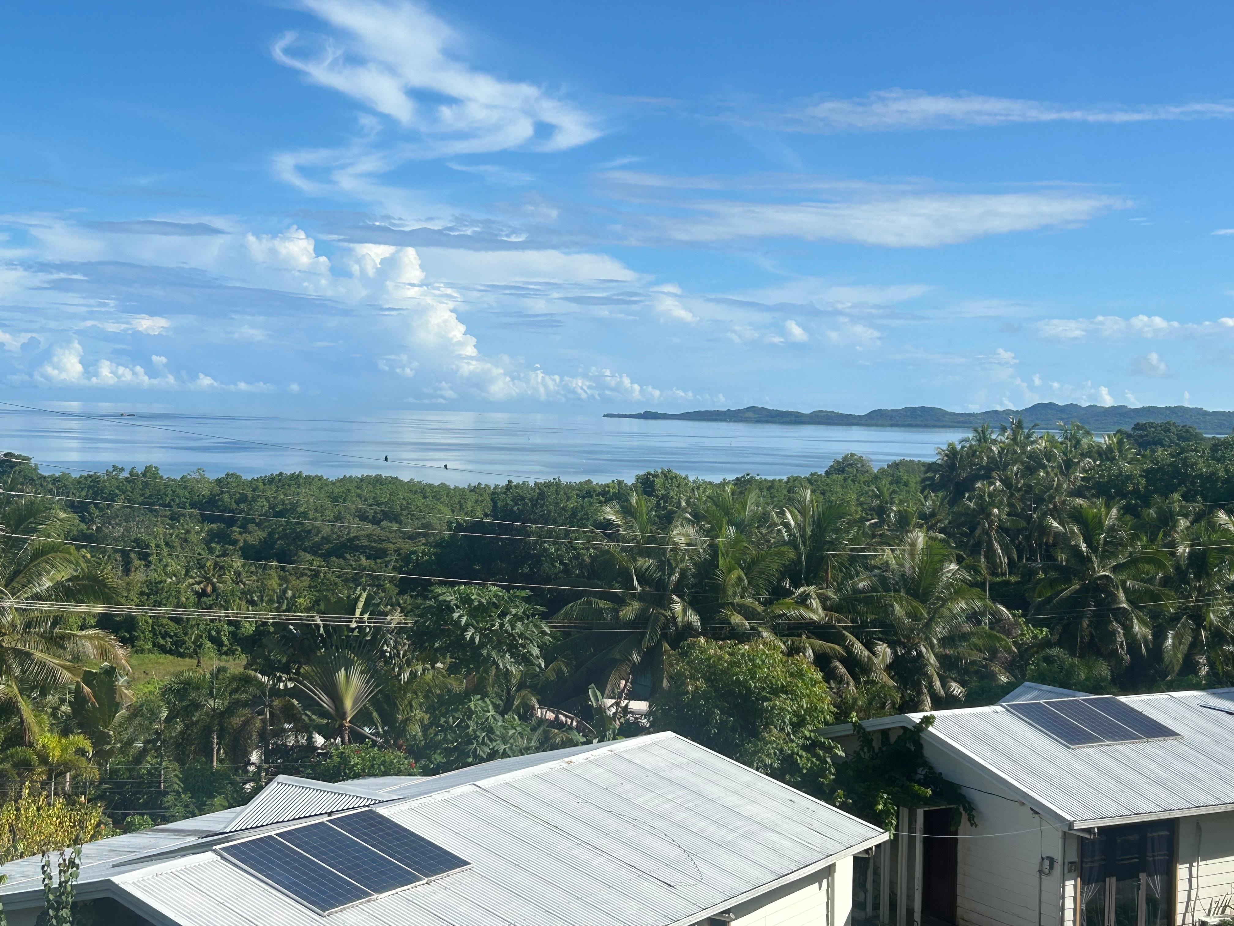 View from dining area