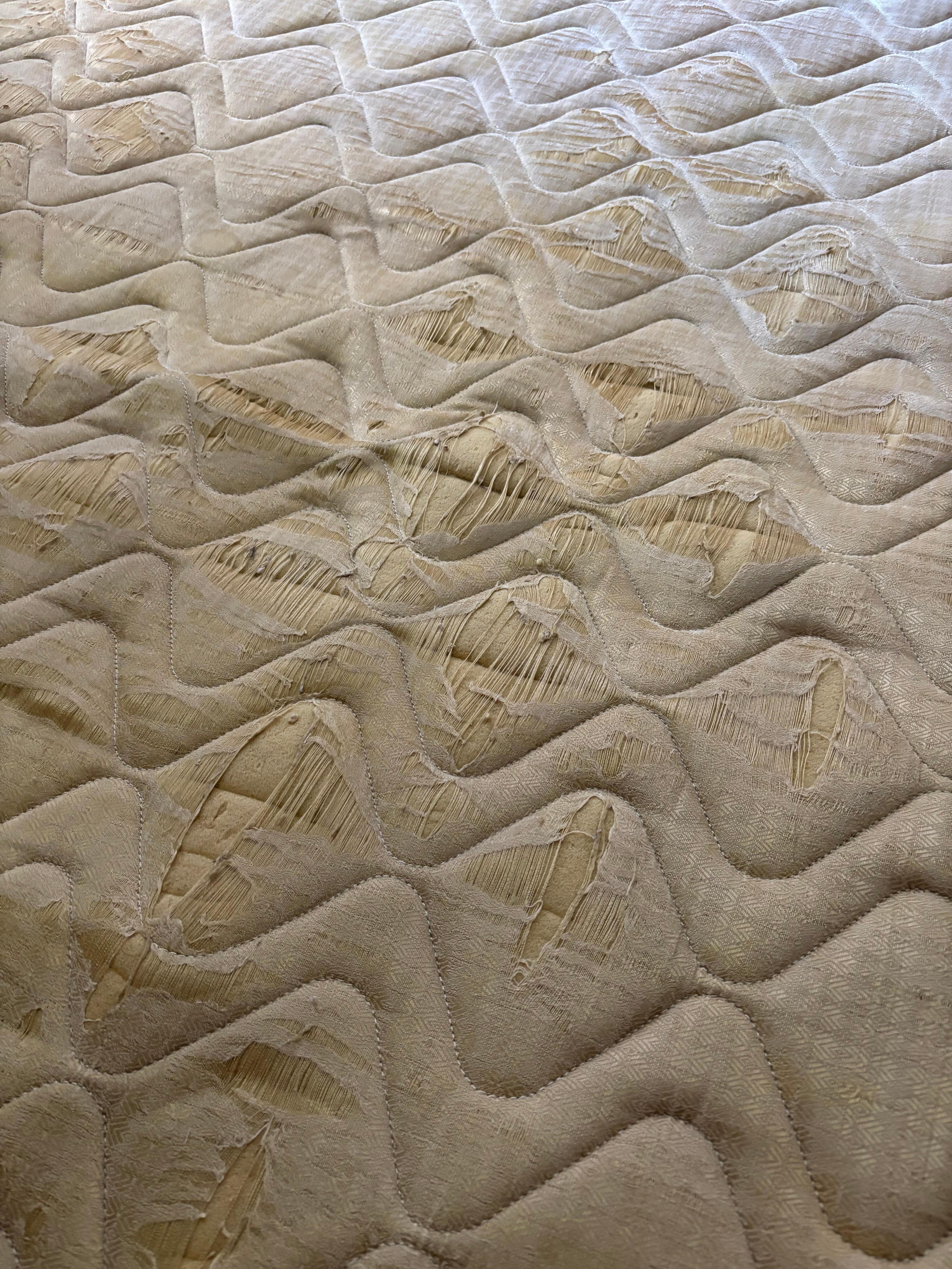 Detail of mattress 