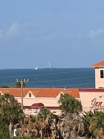Top of garage view