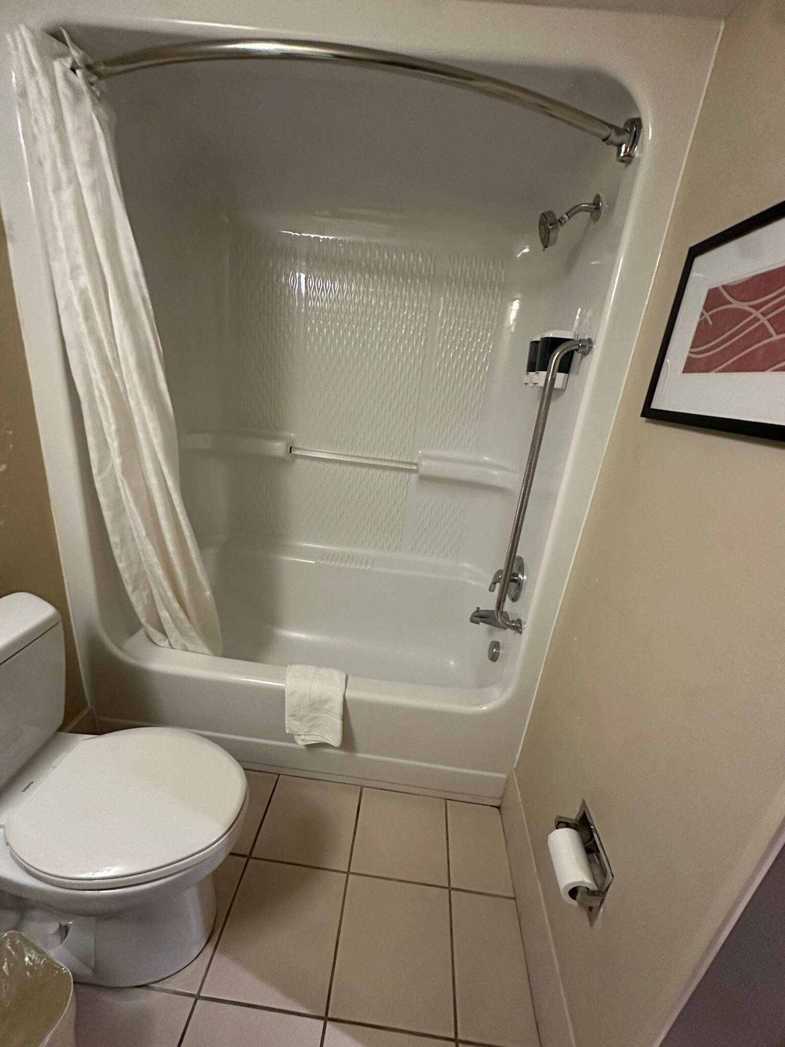 Extremely clean bathroom