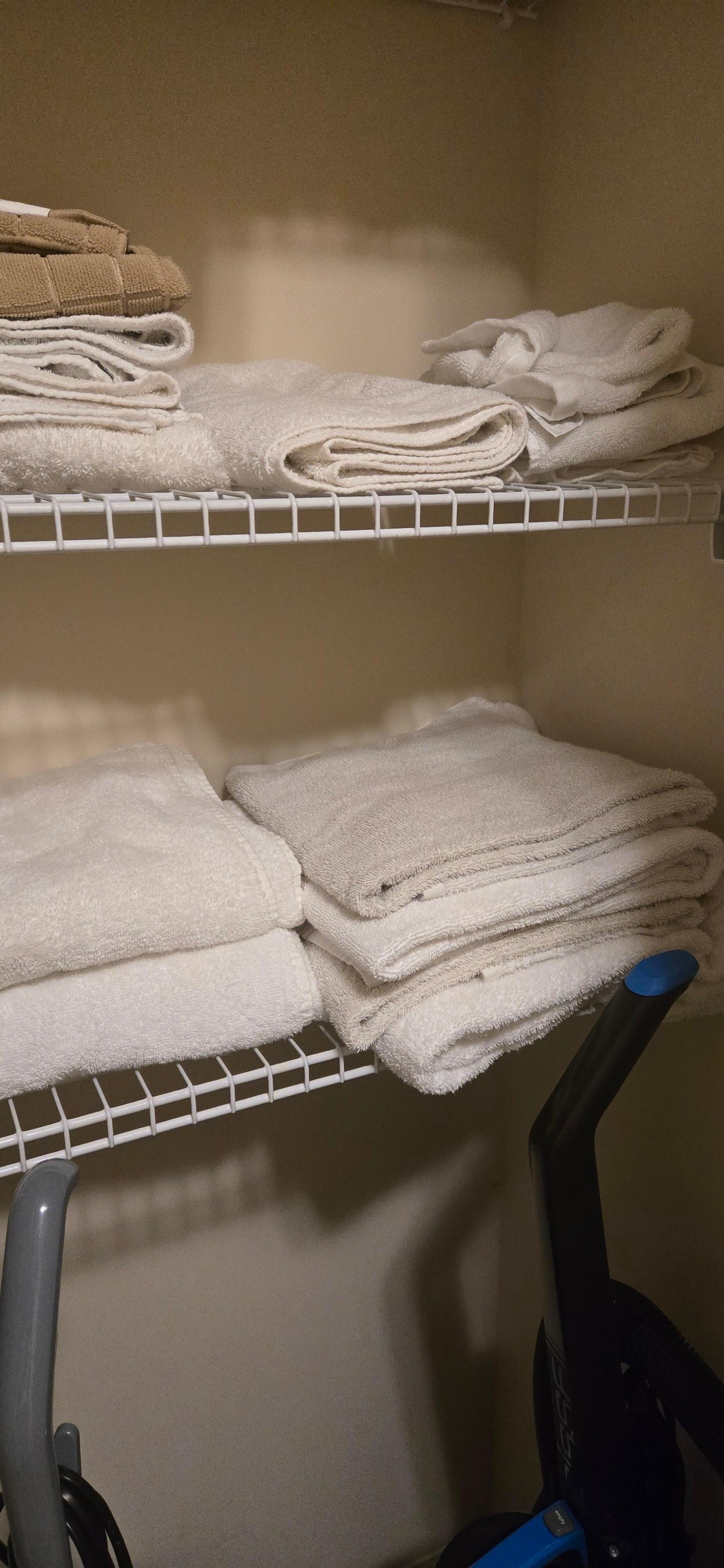 Clean towels