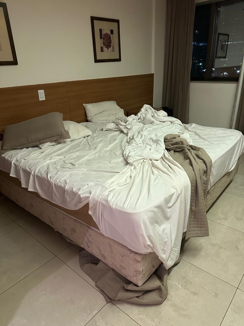Cama por arrumar