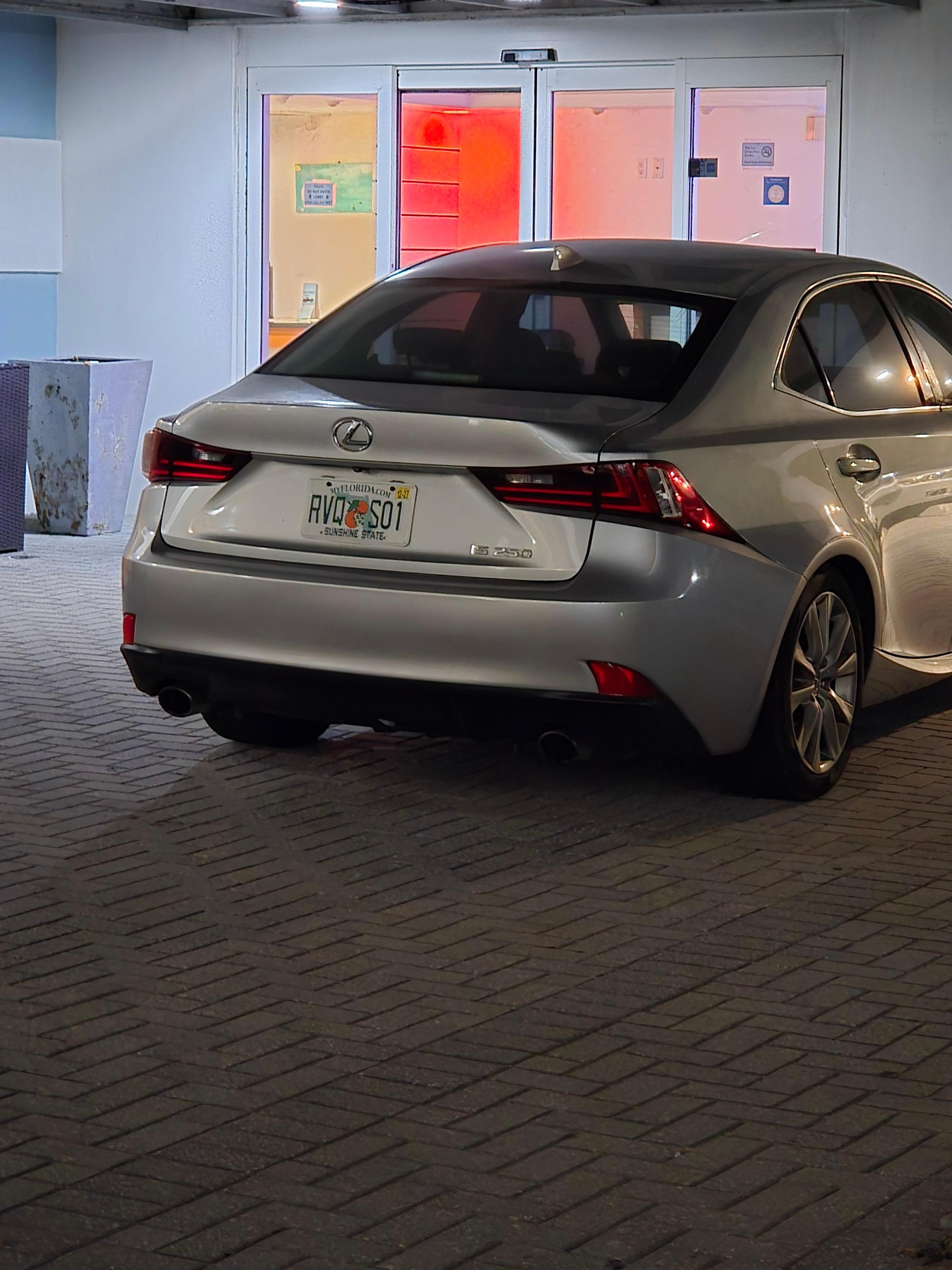 Employee car blocking entrance all night,  every night 