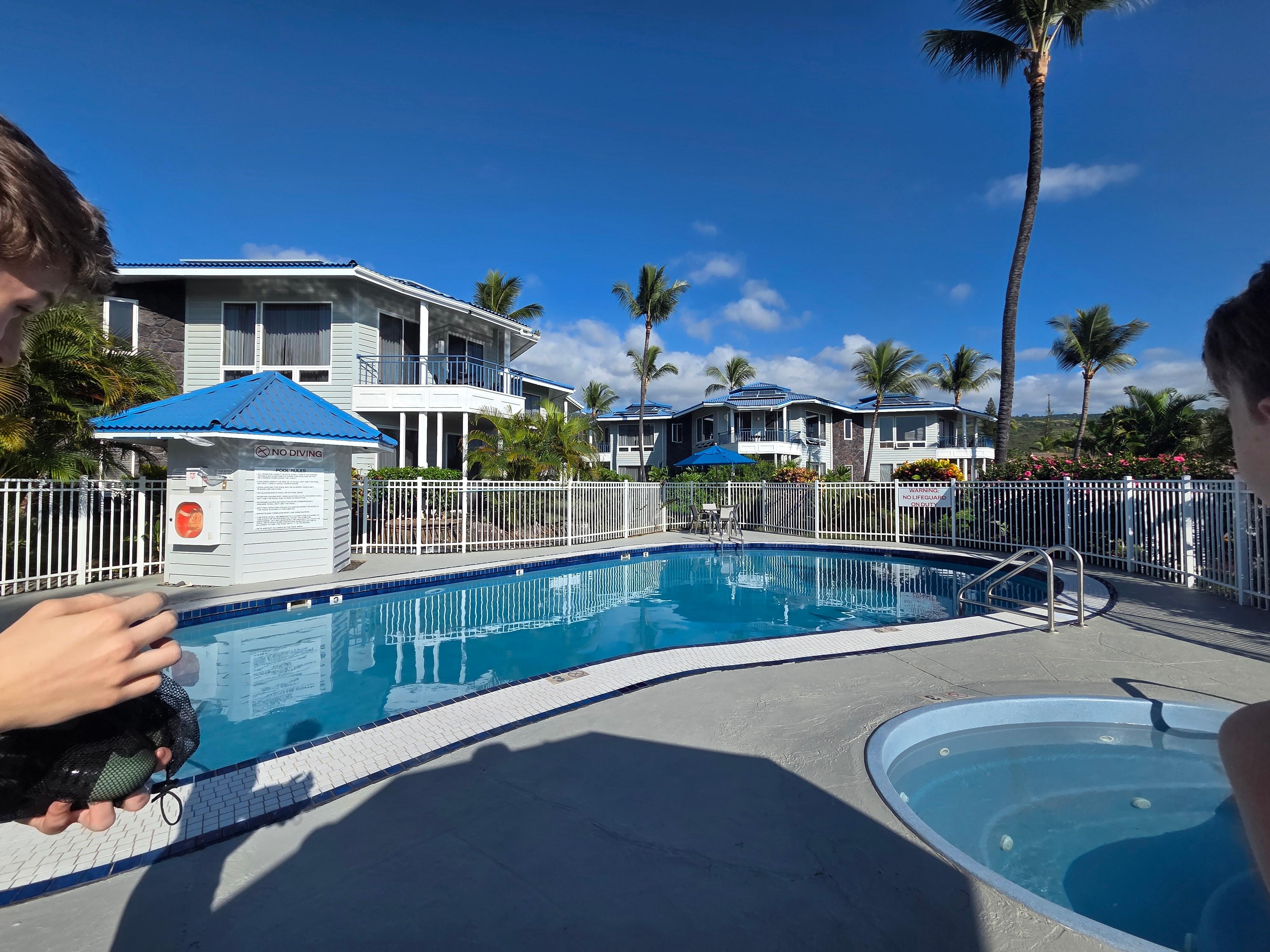 All the pools are identical but they have so many, we usually had the place to ourselves.