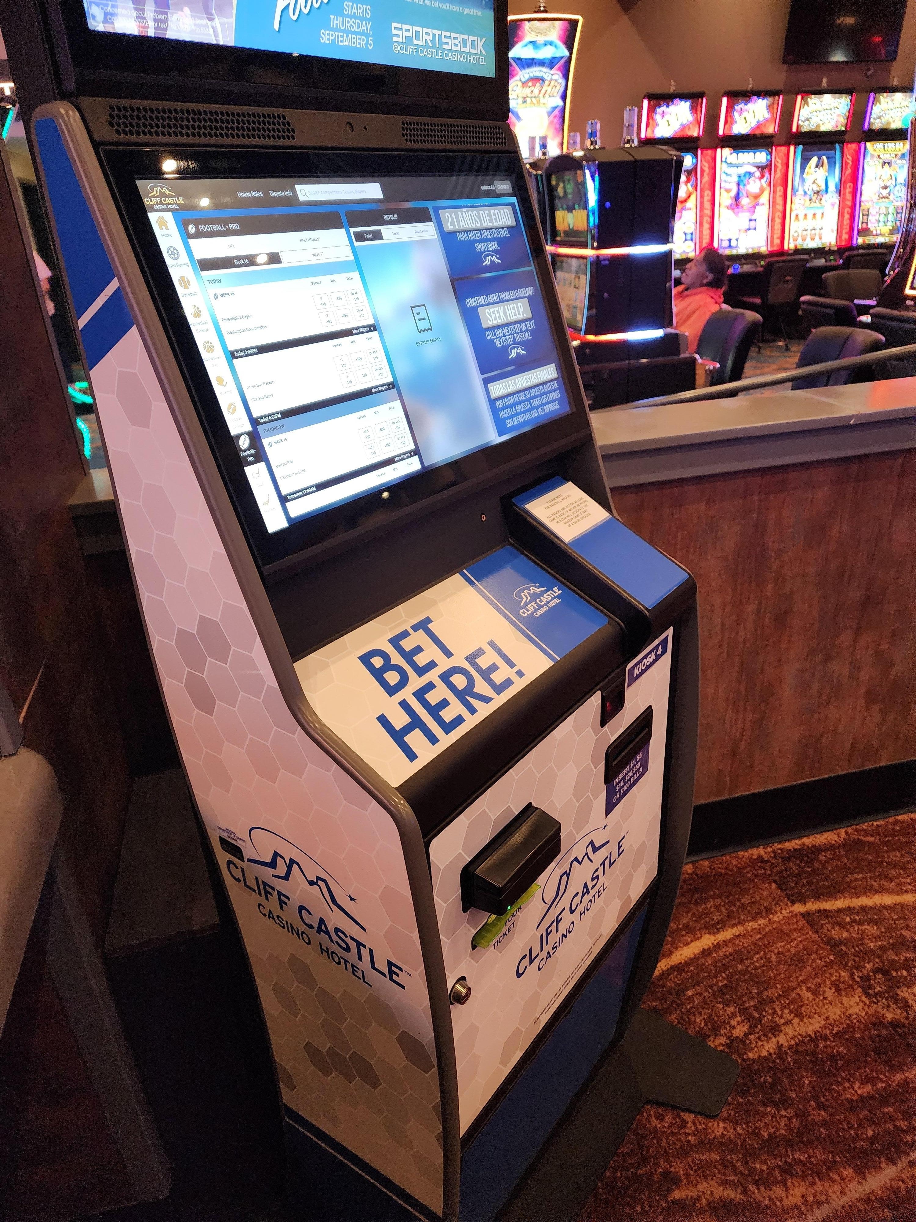 The betting kiosk is all they have left. 