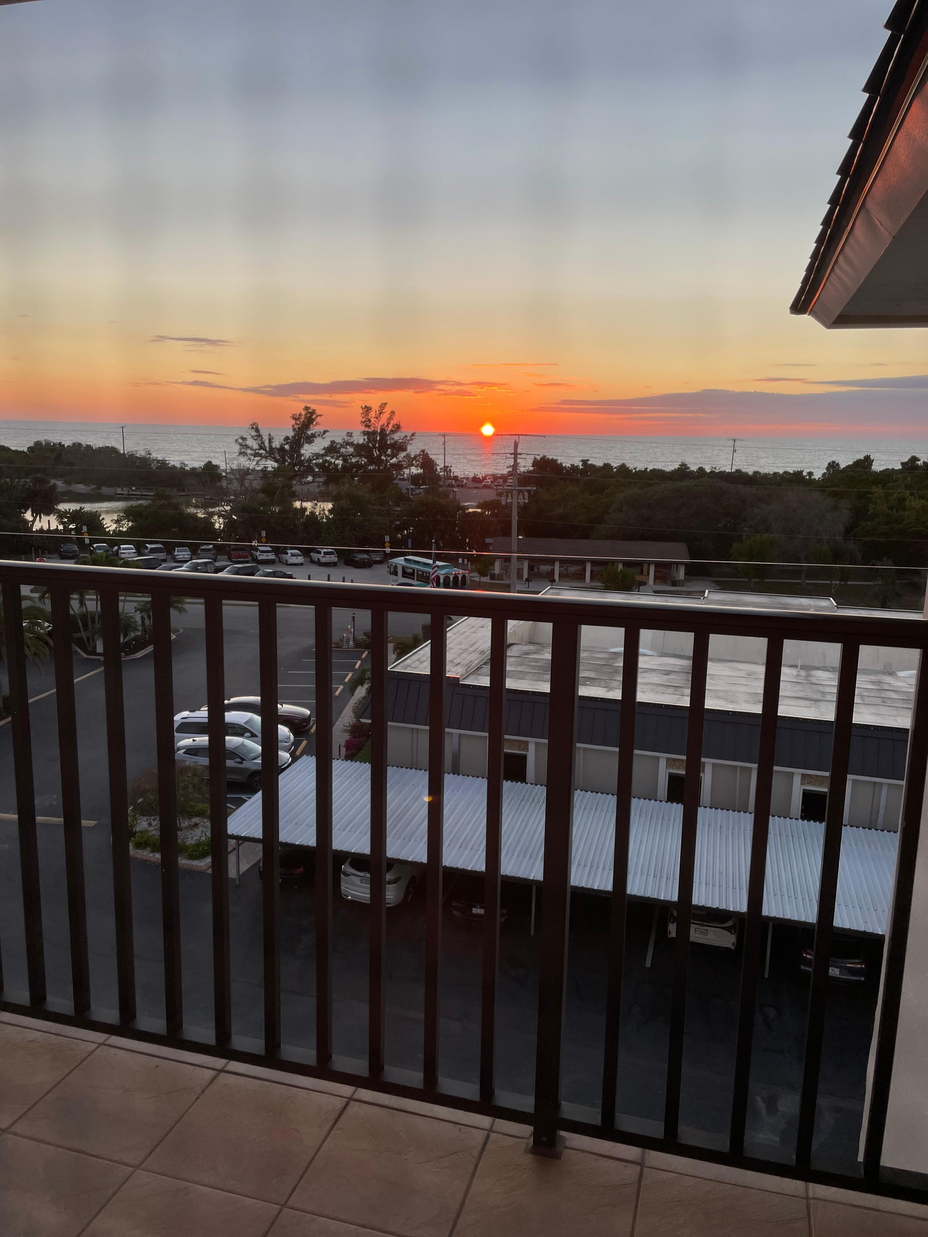 Sunset- view from kitchen window 